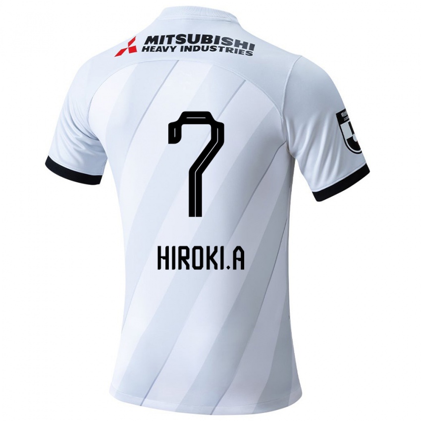 Criança Camisola Hiroki Abe #7 Branco Cinza Alternativa 2024/25 Camisa