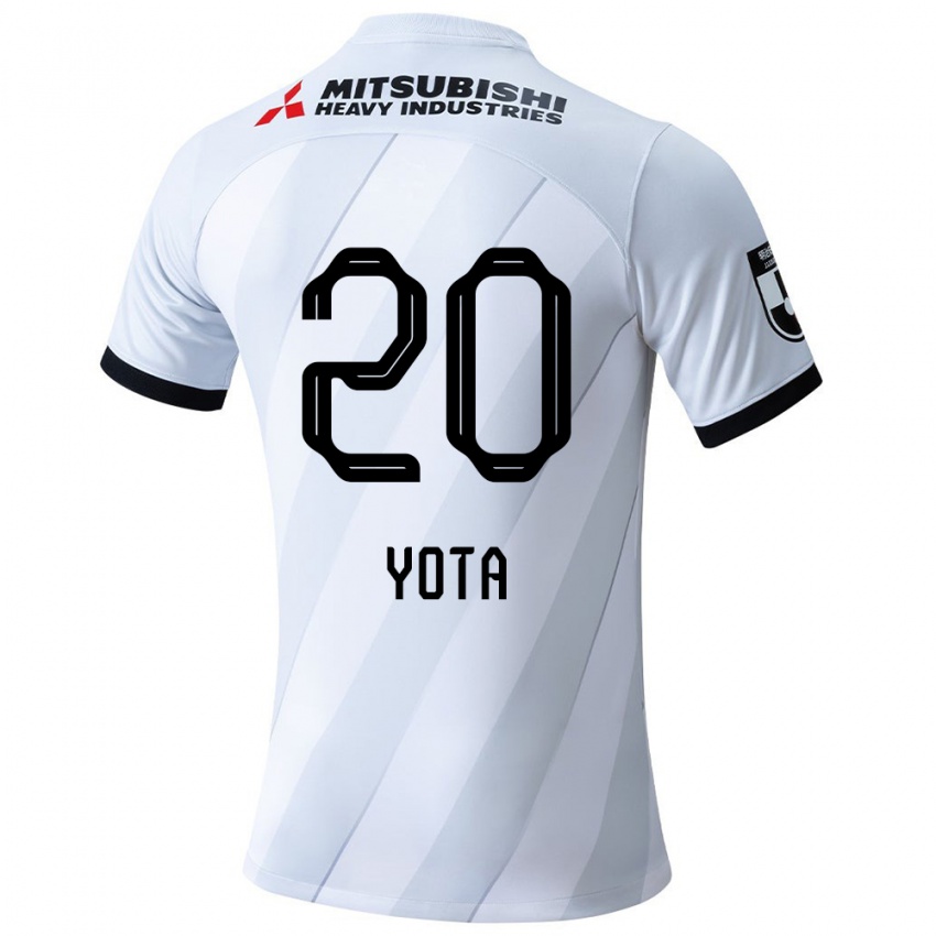 Criança Camisola Yota Sato #20 Branco Cinza Alternativa 2024/25 Camisa