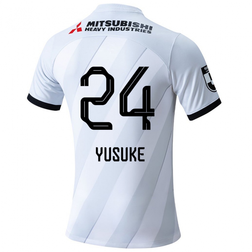 Criança Camisola Yusuke Matsuo #24 Branco Cinza Alternativa 2024/25 Camisa