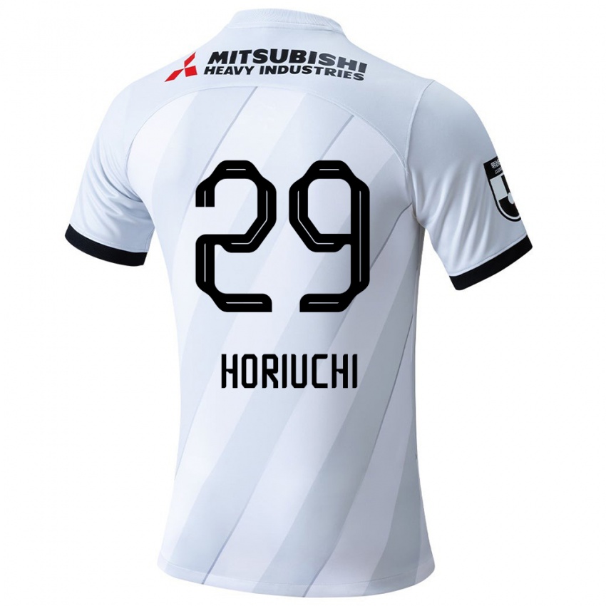 Criança Camisola Yota Horiuchi #29 Branco Cinza Alternativa 2024/25 Camisa