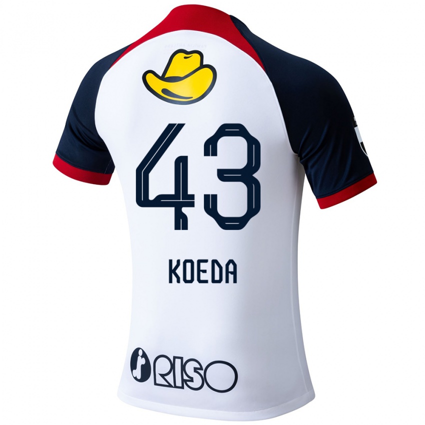 Criança Camisola Gemma Koeda #43 Branco Azul Vermelho Alternativa 2024/25 Camisa