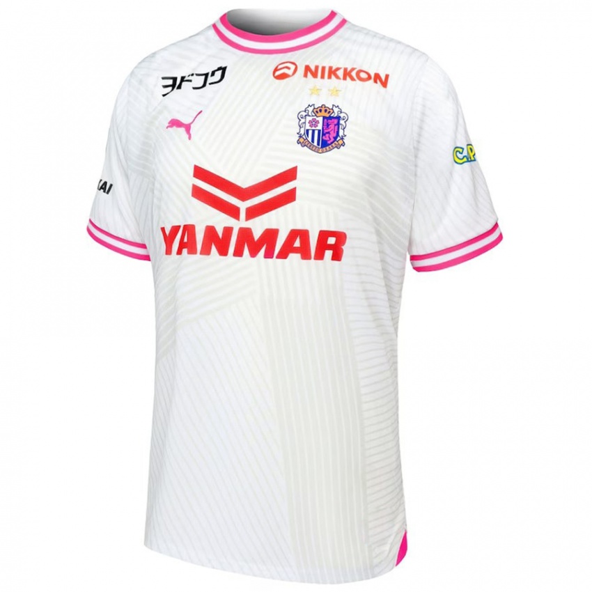 Criança Camisola Jordy Croux #11 Branco Rosa Alternativa 2024/25 Camisa