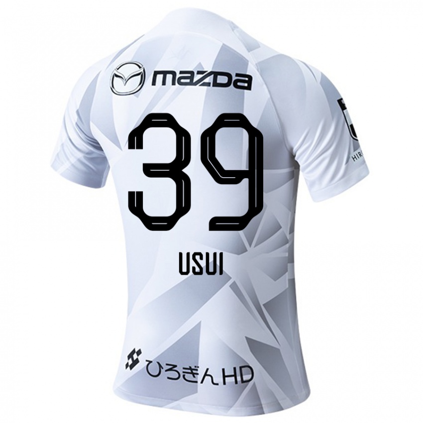 Criança Camisola Haruto Usui #39 Branco Cinza Preto Alternativa 2024/25 Camisa