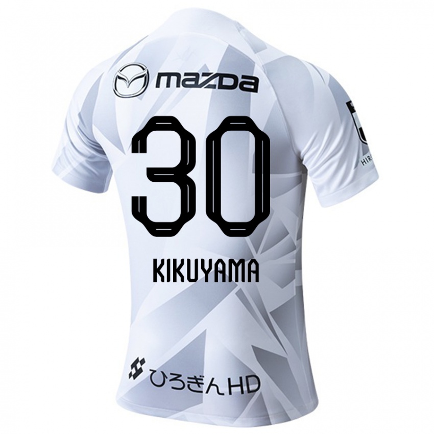 Criança Camisola Rio Kikuyama #30 Branco Cinza Preto Alternativa 2024/25 Camisa