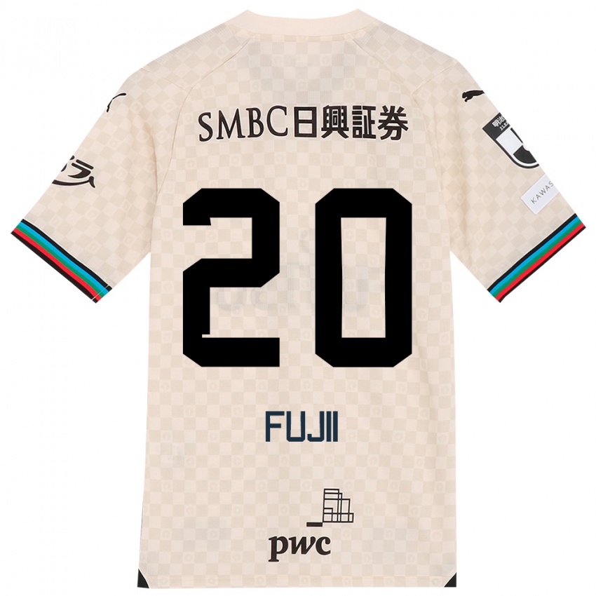 Criança Camisola Rensuke Fujii #20 Branco Cinza Alternativa 2024/25 Camisa