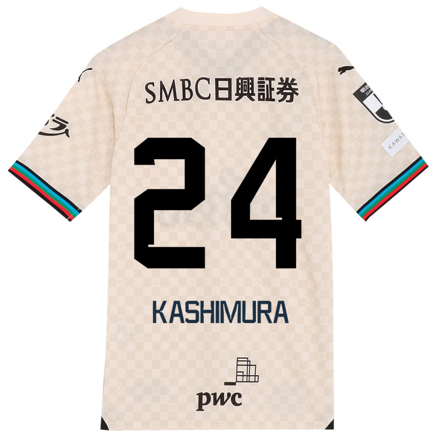 Criança Camisola Ryota Kashimura #24 Branco Cinza Alternativa 2024/25 Camisa