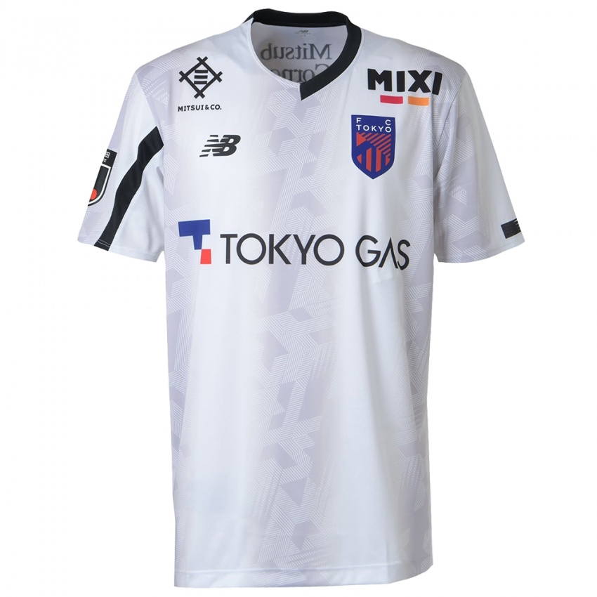 Criança Camisola Yasuki Kimoto #4 Branco Preto Alternativa 2024/25 Camisa