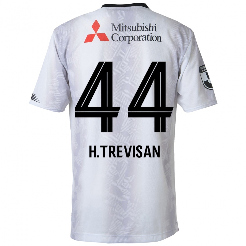 Criança Camisola Henrique Trevisan #44 Branco Preto Alternativa 2024/25 Camisa