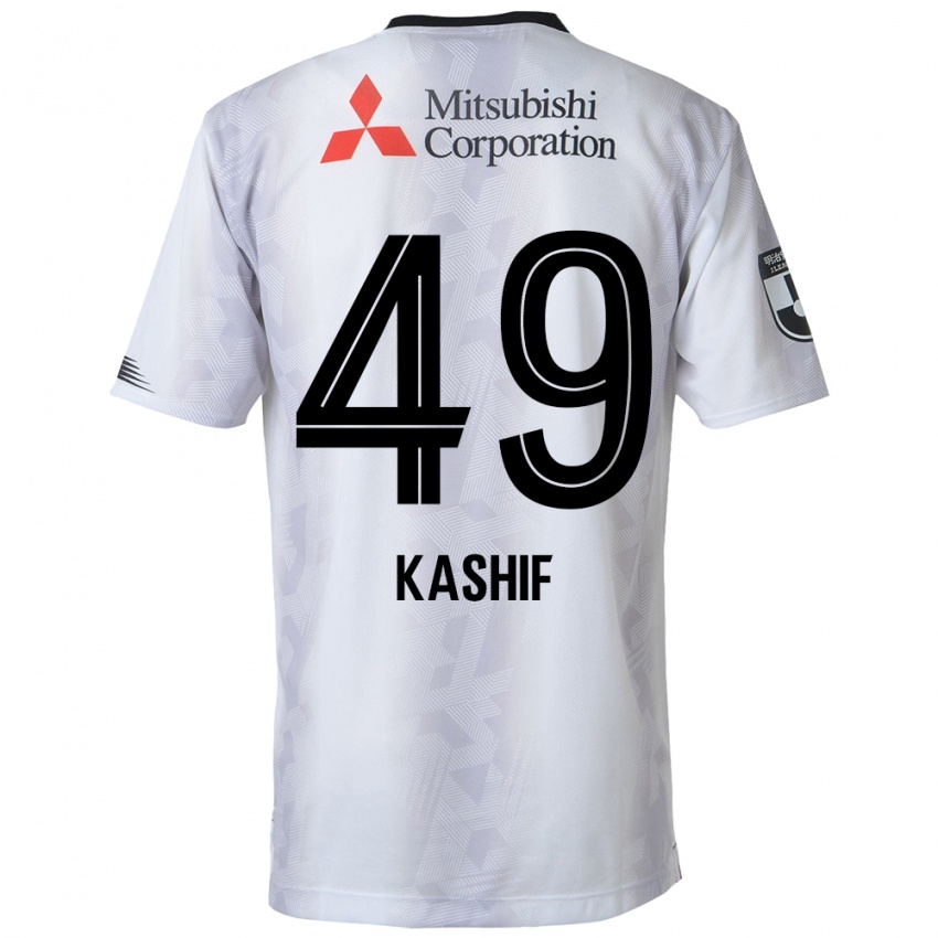 Criança Camisola Kashif Bangnagande #49 Branco Preto Alternativa 2024/25 Camisa