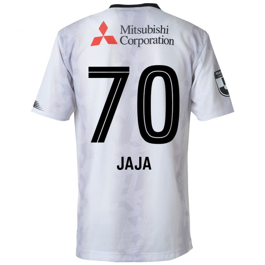 Criança Camisola Jája Silva #70 Branco Preto Alternativa 2024/25 Camisa