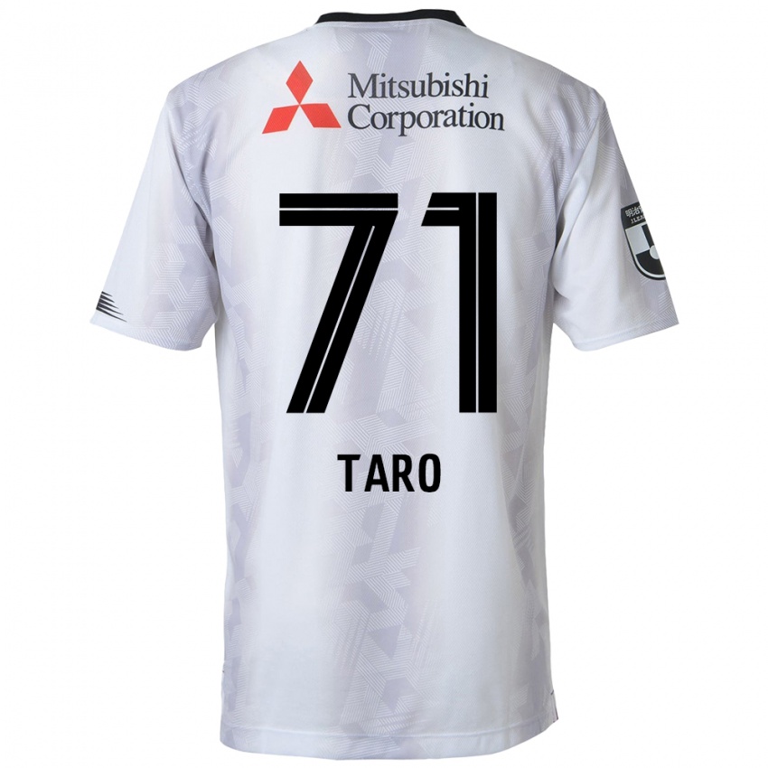 Criança Camisola Ryotaro Araki #71 Branco Preto Alternativa 2024/25 Camisa