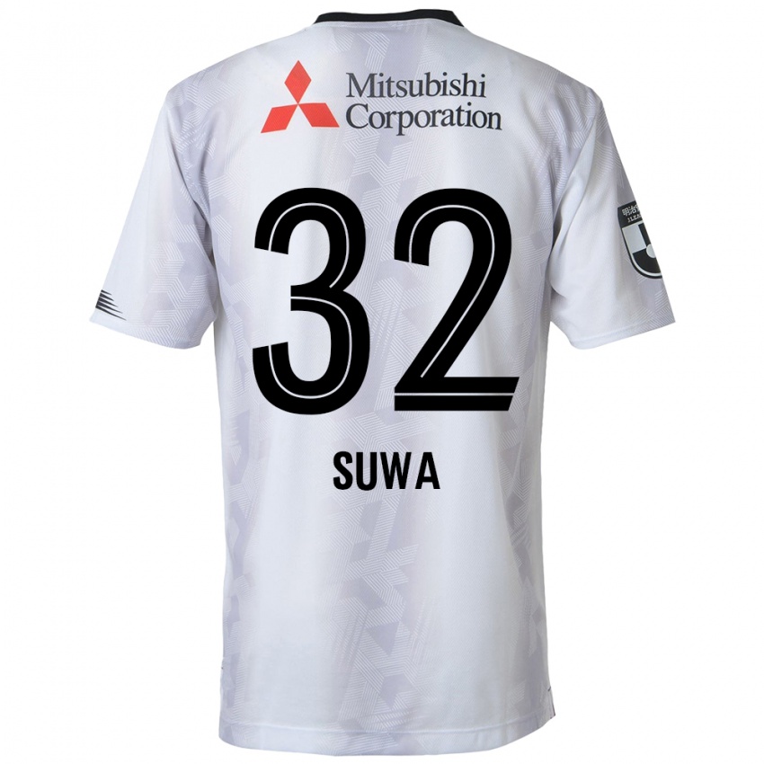 Criança Camisola Keita Suwa #32 Branco Preto Alternativa 2024/25 Camisa