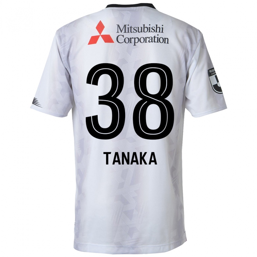 Criança Camisola Kio Tanaka #38 Branco Preto Alternativa 2024/25 Camisa