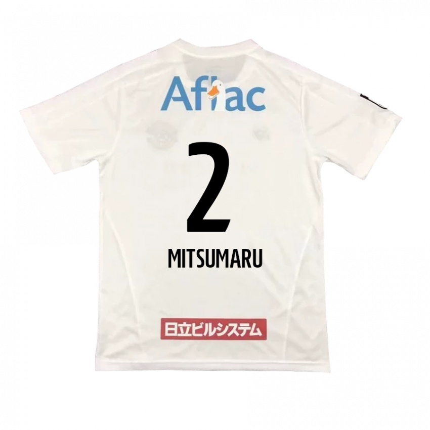 Criança Camisola Hiromu Mitsumaru #2 Branco Preto Alternativa 2024/25 Camisa