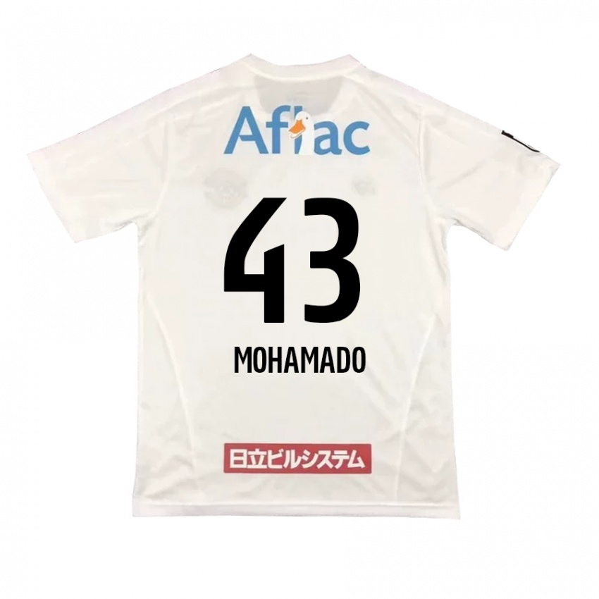 Criança Camisola Faruzansana Mohamado #43 Branco Preto Alternativa 2024/25 Camisa