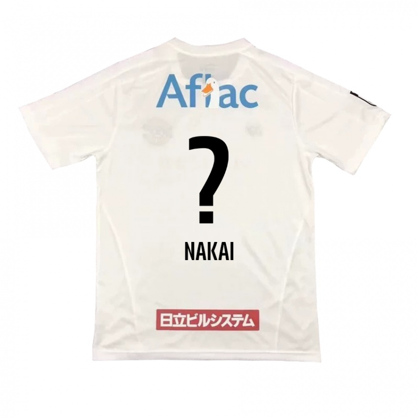 Criança Camisola Yamato Nakai #0 Branco Preto Alternativa 2024/25 Camisa