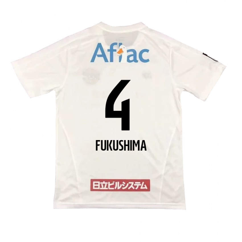 Criança Camisola Taiga Fukushima #4 Branco Preto Alternativa 2024/25 Camisa