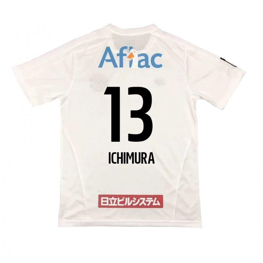 Criança Camisola Ken Ichimura #13 Branco Preto Alternativa 2024/25 Camisa