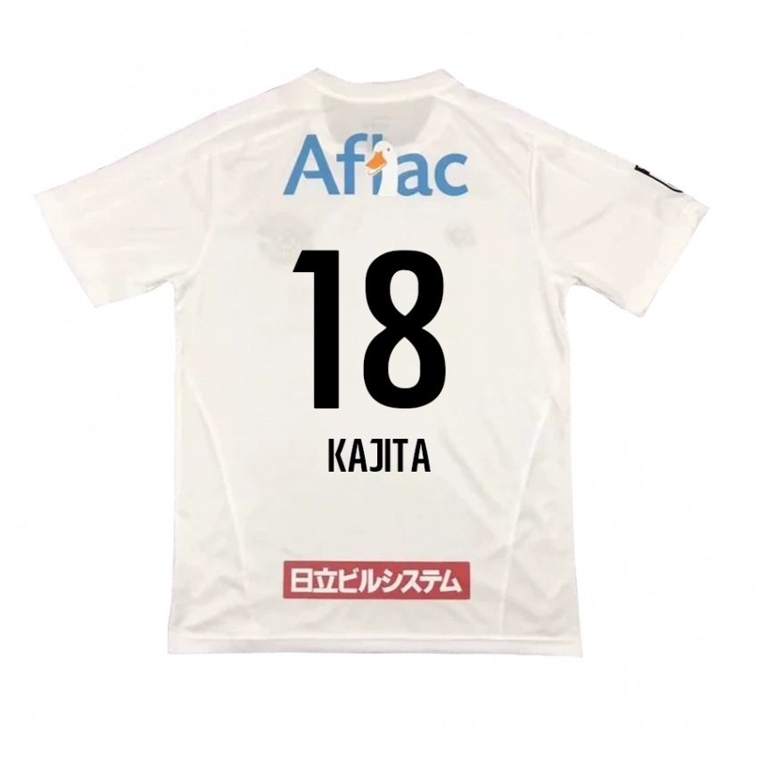 Criança Camisola Kento Kajita #18 Branco Preto Alternativa 2024/25 Camisa