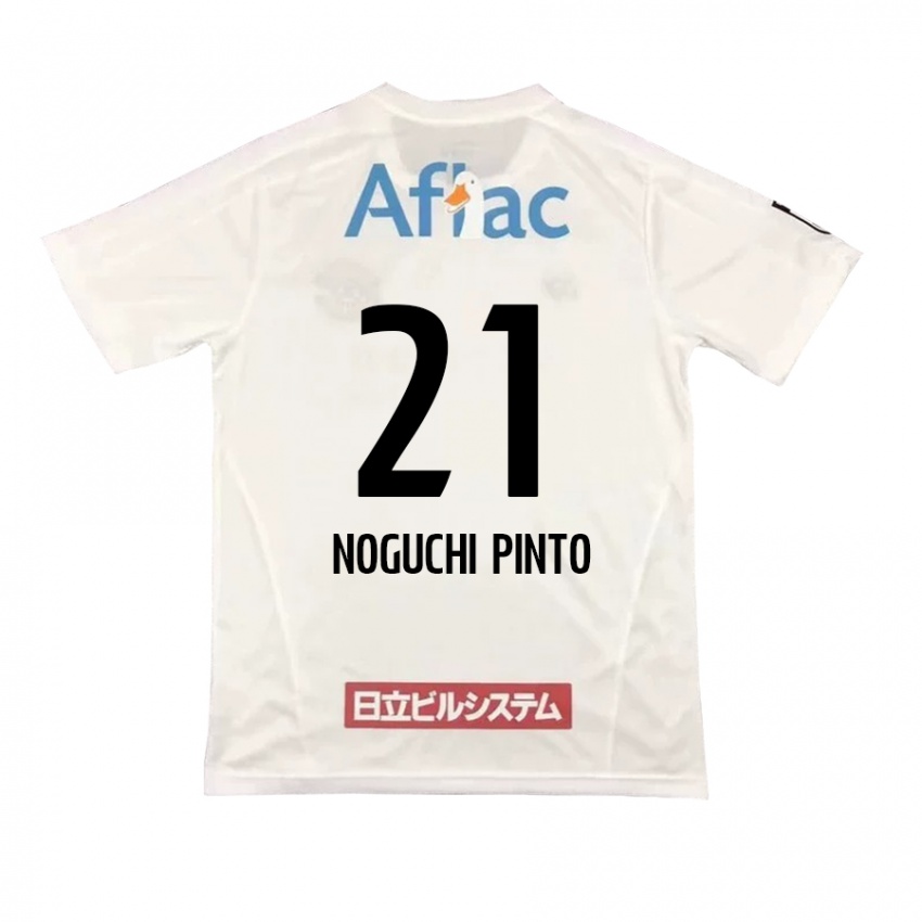 Criança Camisola Amato Noguchi Pinto #21 Branco Preto Alternativa 2024/25 Camisa