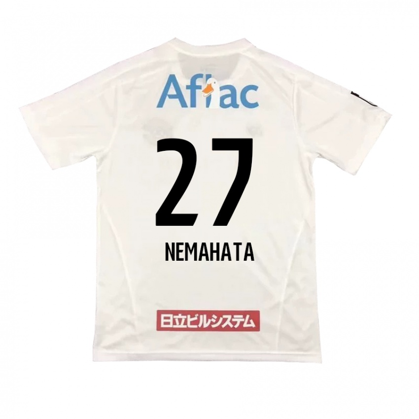 Criança Camisola Hayato Nemahata #27 Branco Preto Alternativa 2024/25 Camisa