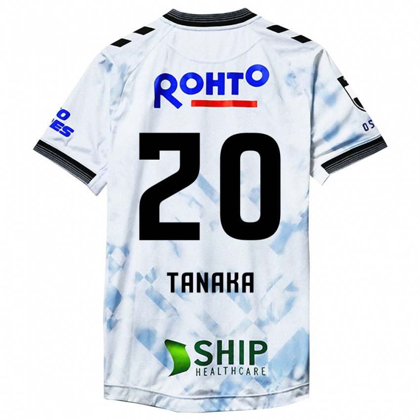 Criança Camisola Hyoga Tanaka #20 Branco Preto Alternativa 2024/25 Camisa