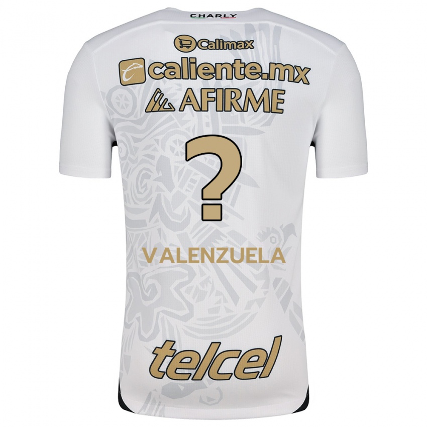 Criança Camisola Carlos Valenzuela #0 Branco Preto Alternativa 2024/25 Camisa