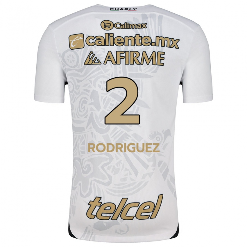 Criança Camisola Antonio Rodríguez #2 Branco Preto Alternativa 2024/25 Camisa