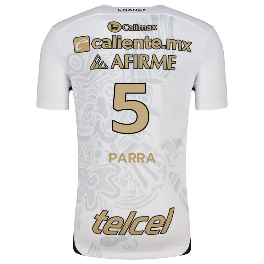 Criança Camisola Rodrigo Parra #5 Branco Preto Alternativa 2024/25 Camisa