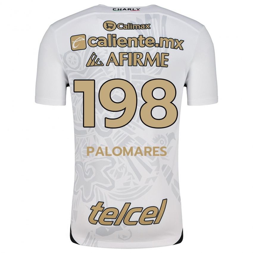 Criança Camisola Ramón Palomares #198 Branco Preto Alternativa 2024/25 Camisa