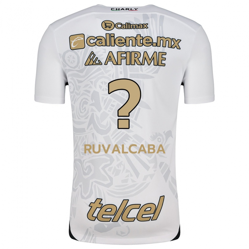 Criança Camisola Ignacio Ruvalcaba #0 Branco Preto Alternativa 2024/25 Camisa