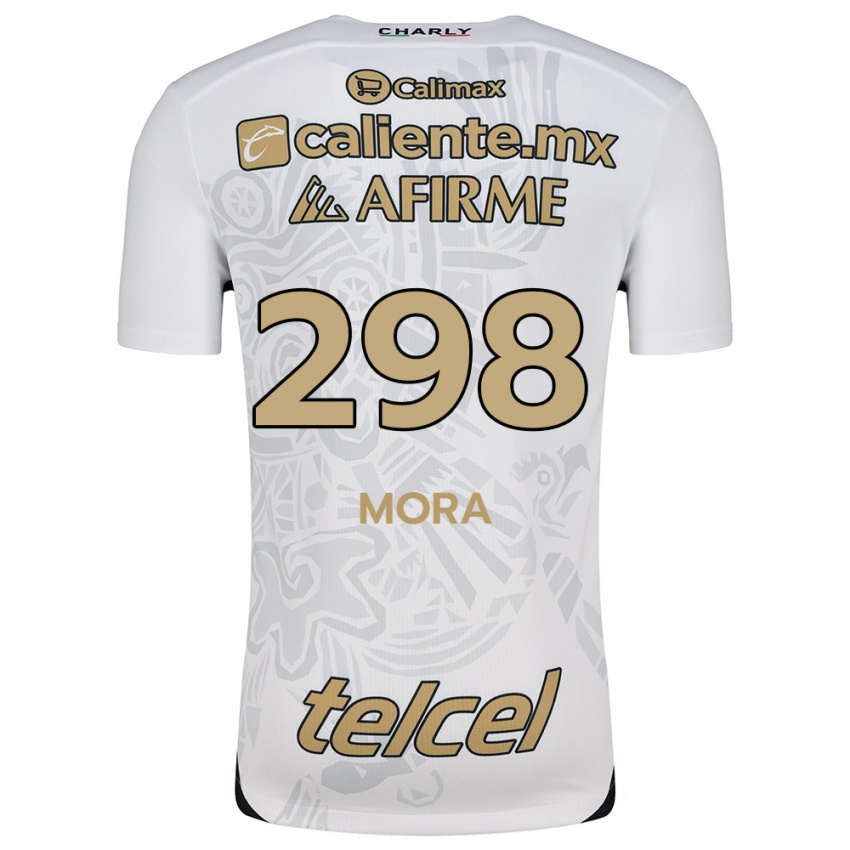 Criança Camisola Gilberto Mora #298 Branco Preto Alternativa 2024/25 Camisa