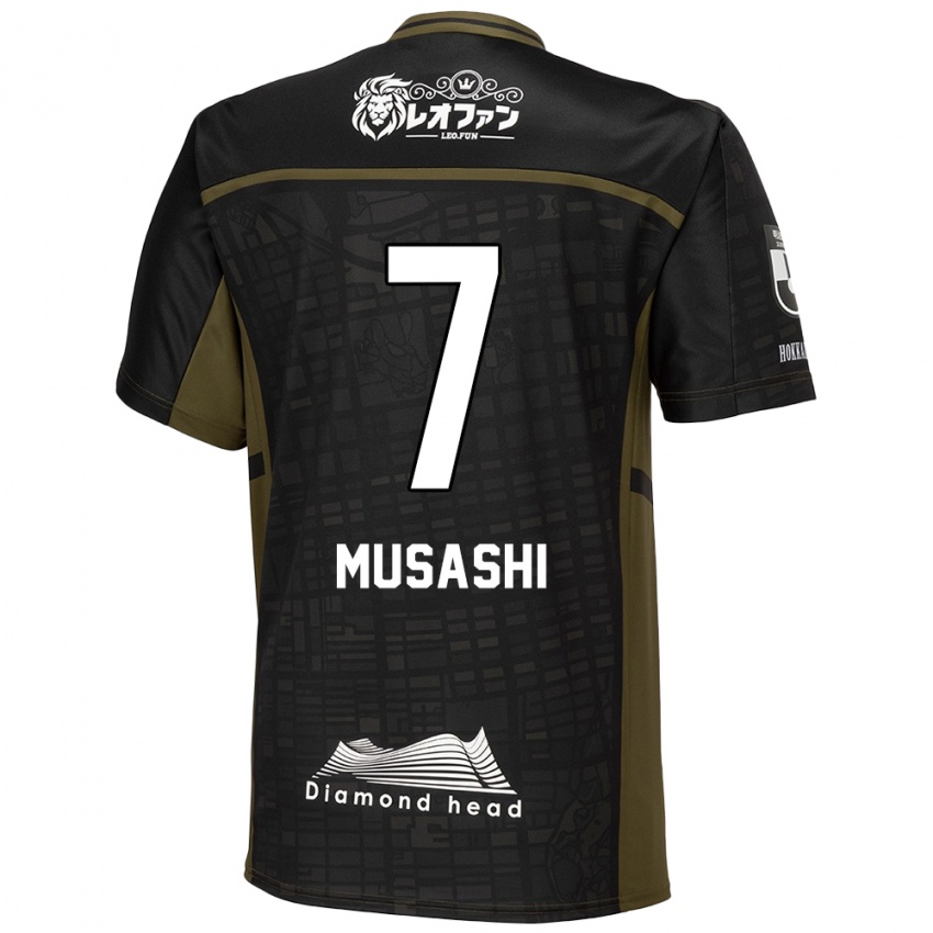 Criança Camisola Musashi Suzuki #7 Preto Verde Alternativa 2024/25 Camisa