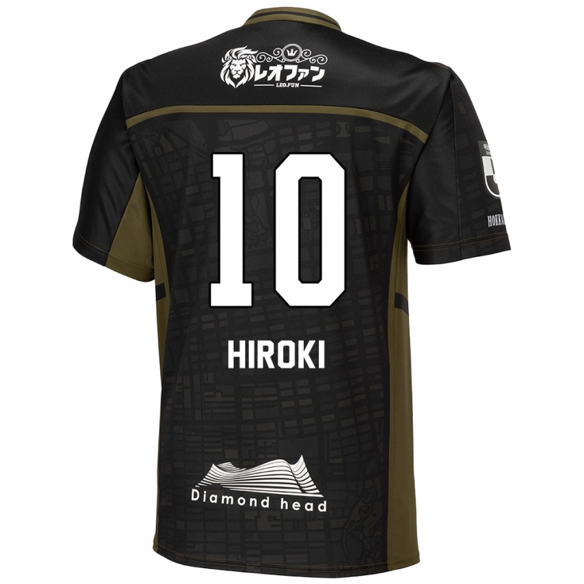 Criança Camisola Hiroki Miyazawa #10 Preto Verde Alternativa 2024/25 Camisa