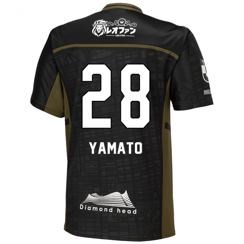 Criança Camisola Yamato Okada #28 Preto Verde Alternativa 2024/25 Camisa