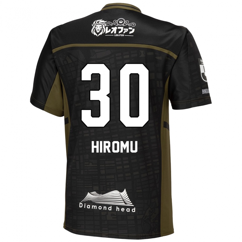 Criança Camisola Hiromu Tanaka #30 Preto Verde Alternativa 2024/25 Camisa