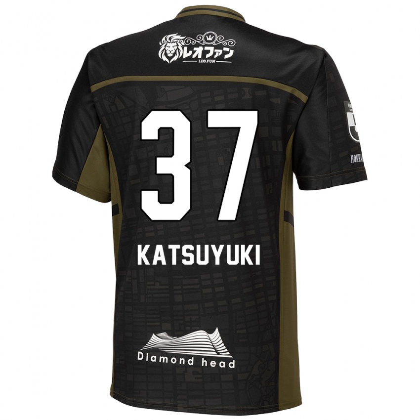 Criança Camisola Katsuyuki Tanaka #37 Preto Verde Alternativa 2024/25 Camisa