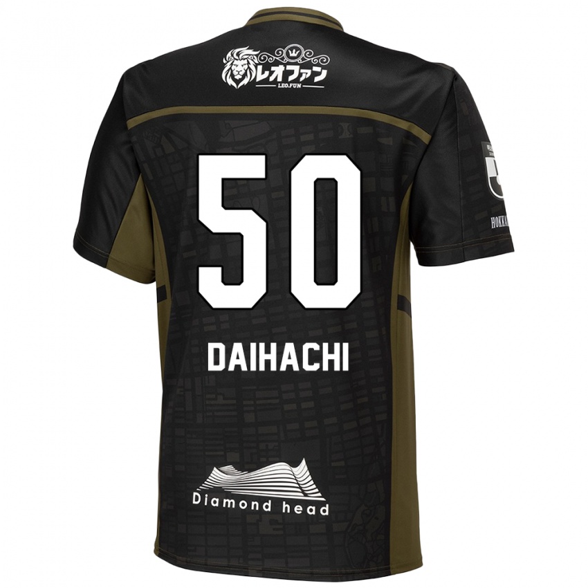 Criança Camisola Daihachi Okamura #50 Preto Verde Alternativa 2024/25 Camisa