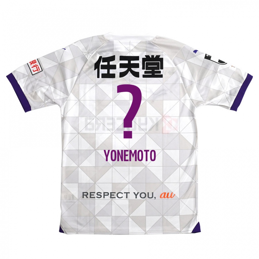 Criança Camisola Takuji Yonemoto #0 Branco Roxo Alternativa 2024/25 Camisa