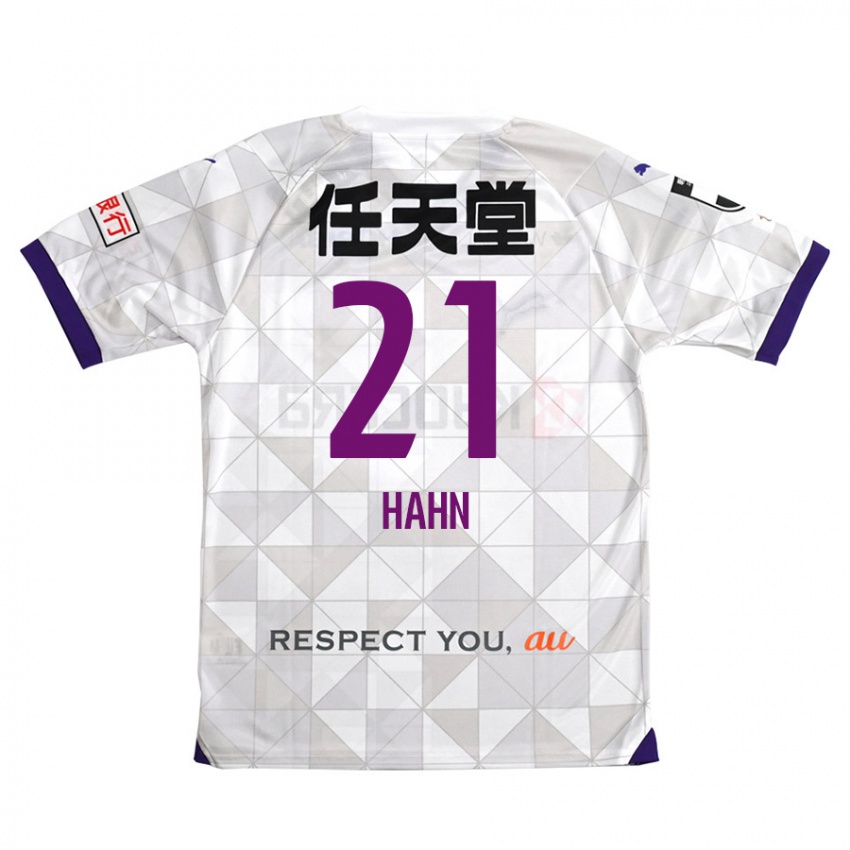 Criança Camisola Warner Hahn #21 Branco Roxo Alternativa 2024/25 Camisa