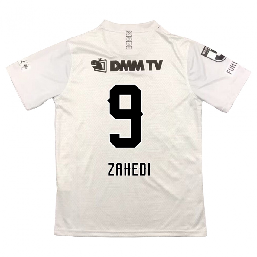 Criança Camisola Shahab Zahedi #9 Cinza Preto Alternativa 2024/25 Camisa