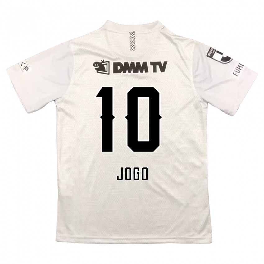 Criança Camisola Hisashi Jogo #10 Cinza Preto Alternativa 2024/25 Camisa