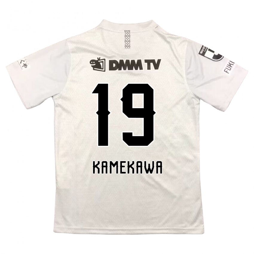 Criança Camisola Masashi Kamekawa #19 Cinza Preto Alternativa 2024/25 Camisa