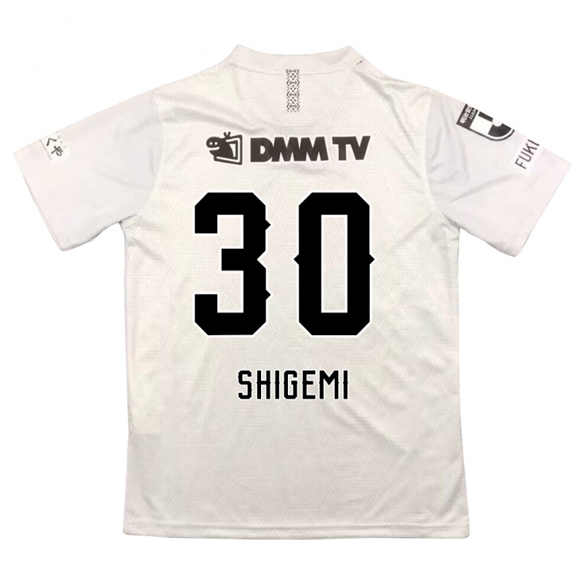 Criança Camisola Masato Shigemi #30 Cinza Preto Alternativa 2024/25 Camisa