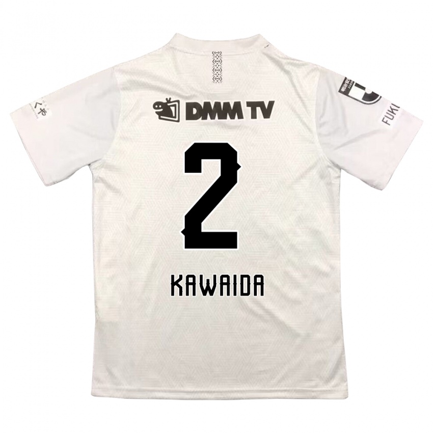 Criança Camisola Ryoya Kawaida #2 Cinza Preto Alternativa 2024/25 Camisa