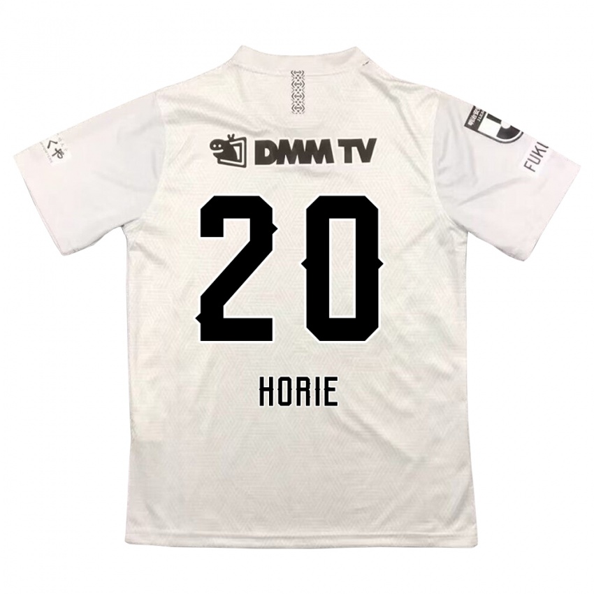 Criança Camisola Hibiki Horie #20 Cinza Preto Alternativa 2024/25 Camisa