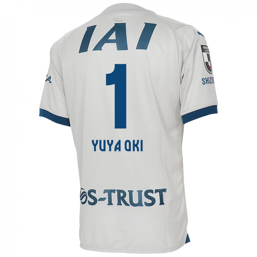 Criança Camisola Yuya Oki #1 Branco Azul Alternativa 2024/25 Camisa