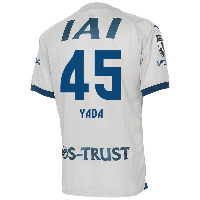 Criança Camisola Ryunosuke Yada #45 Branco Azul Alternativa 2024/25 Camisa