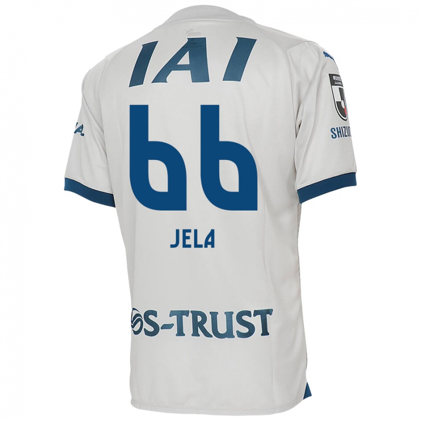 Criança Camisola Jelani Reshaun Sumiyoshi #66 Branco Azul Alternativa 2024/25 Camisa