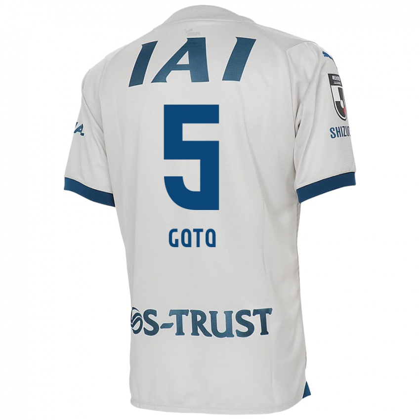 Criança Camisola Keita Goto #5 Branco Azul Alternativa 2024/25 Camisa